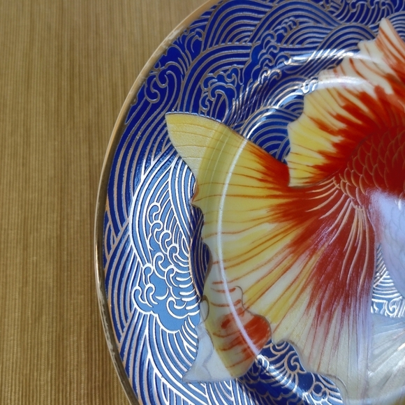 Nantucket Collage Andrea by Sadek - Goldfish Plate - Jered Holmes 7.5" - Picture 5 of 7